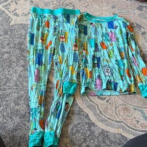 Little Sleepies Colorful Character Kids Pajama Set